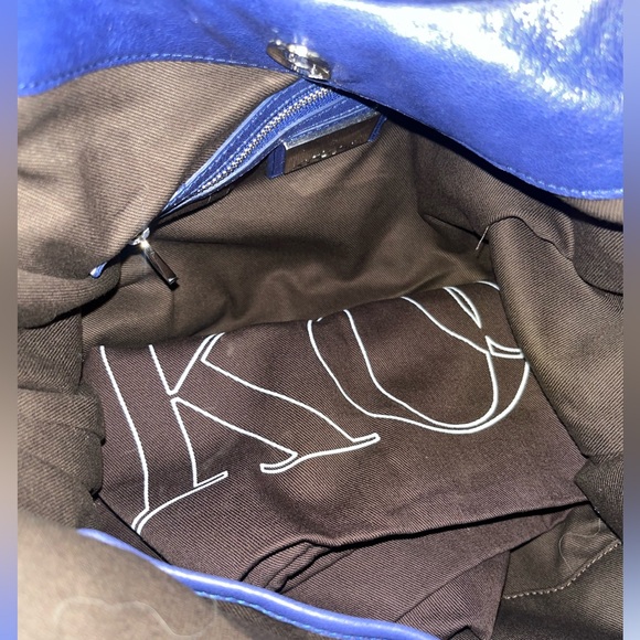 Kooba Kellyn Blue Leather  Bag - Picture 3 of 6